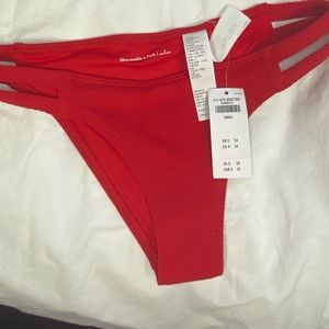 red bikini bottom